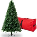 6-foot green spruce artificial Christmas tree, featuring PVC foliage and a sturdy metal stand