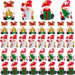 40-piece miniature resin gnome set (4 assorted designs)—perfect for tabletops or shelves