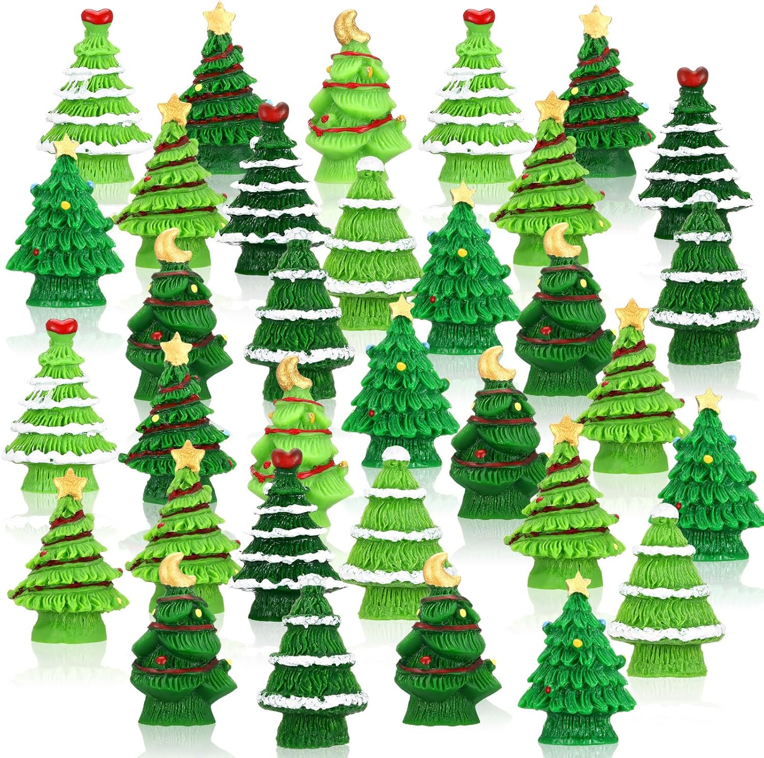 81TB4YS7Z2L._AC_SL1500_.jpg 100-piece set of miniature resin Christmas trees for village displays and tabletop holiday scenes - Image 1