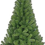 Green artificial Christmas tree, 155 cm tall
