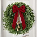 24-inch Pre-lit Norfolk Pine Front Door Wreath